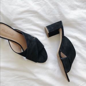 Madewell Cross Sandal Block Heels